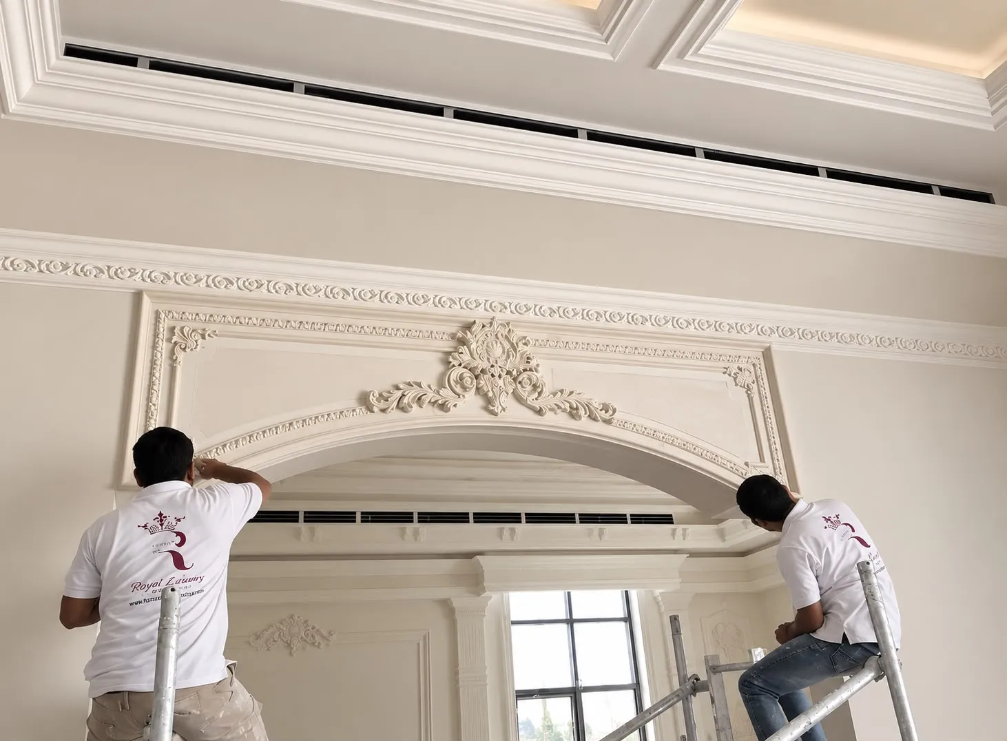Classical Hand-Carved Architrave