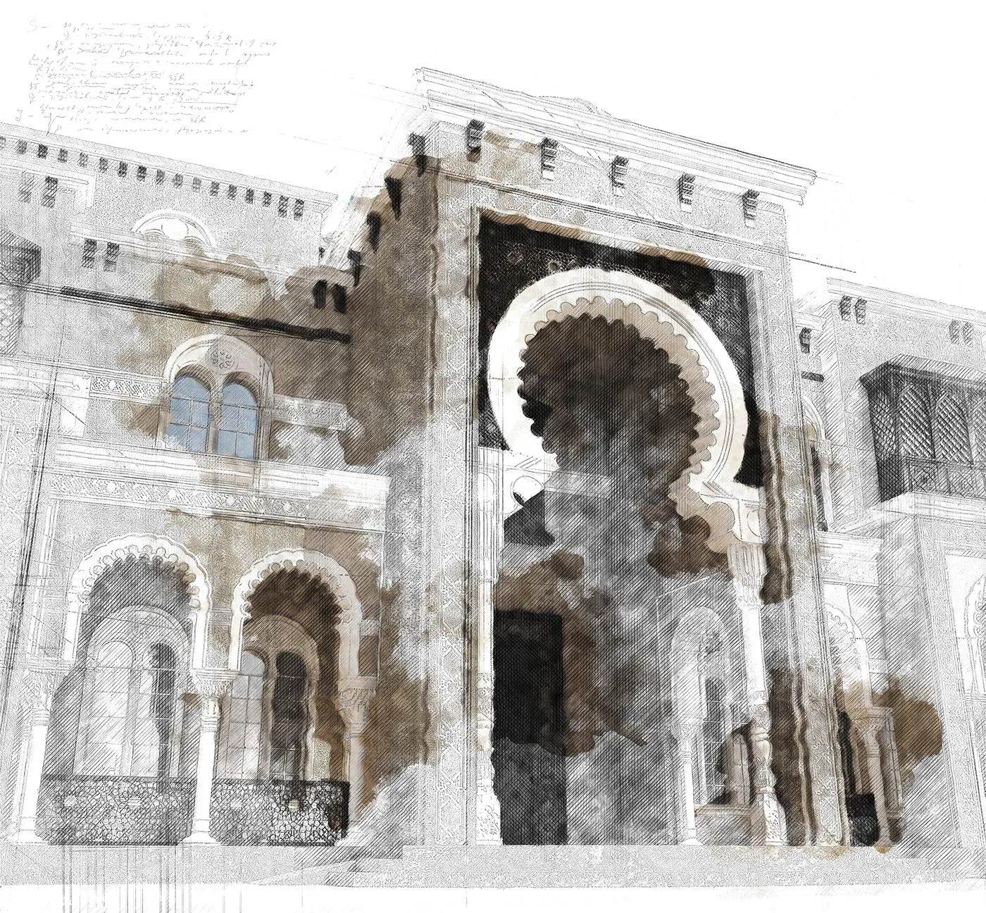 Sovereign Royal Majlis with Carved Ceiling