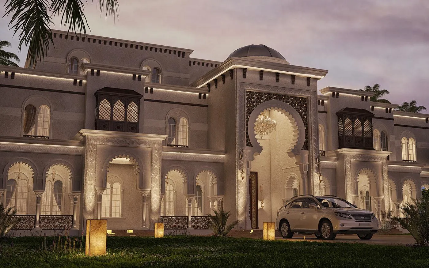 Authentic Moorish Architectural Portal