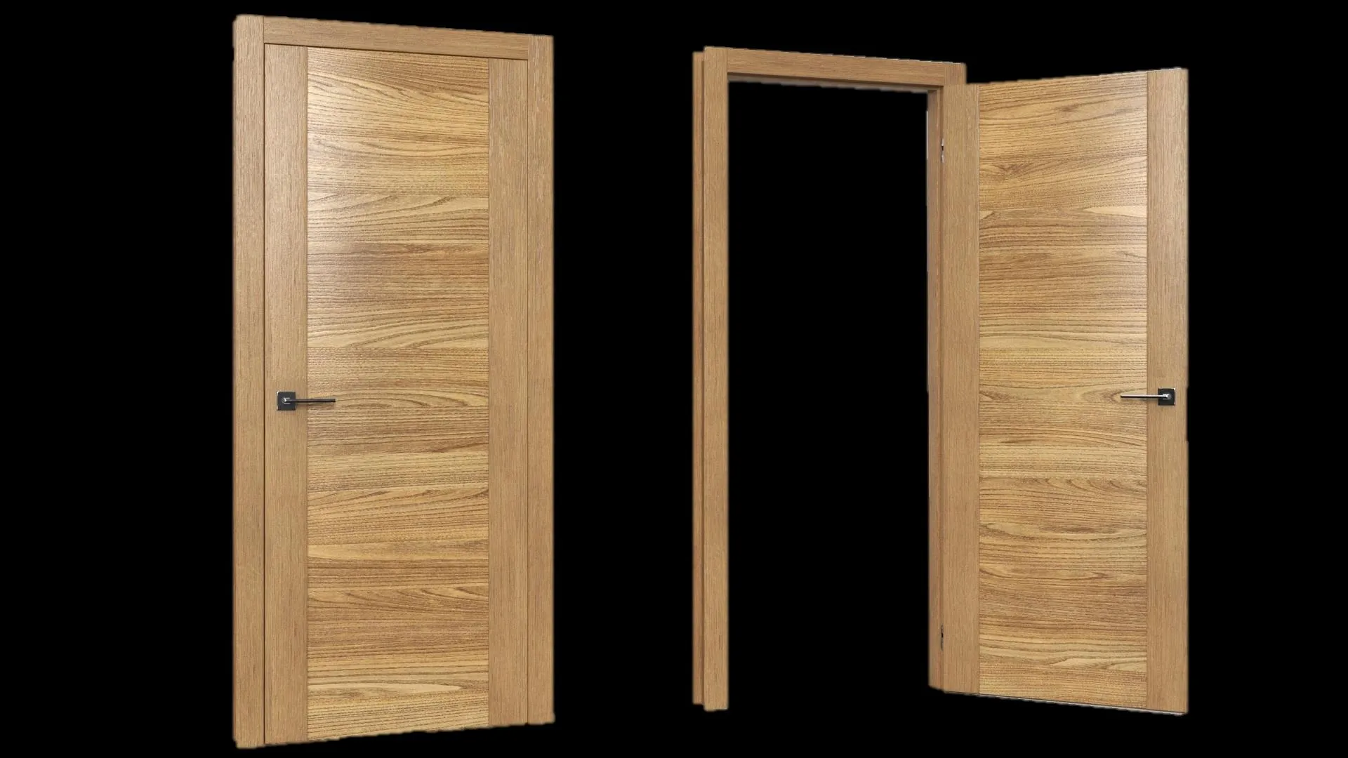 Carved French Classical Double-Door Set