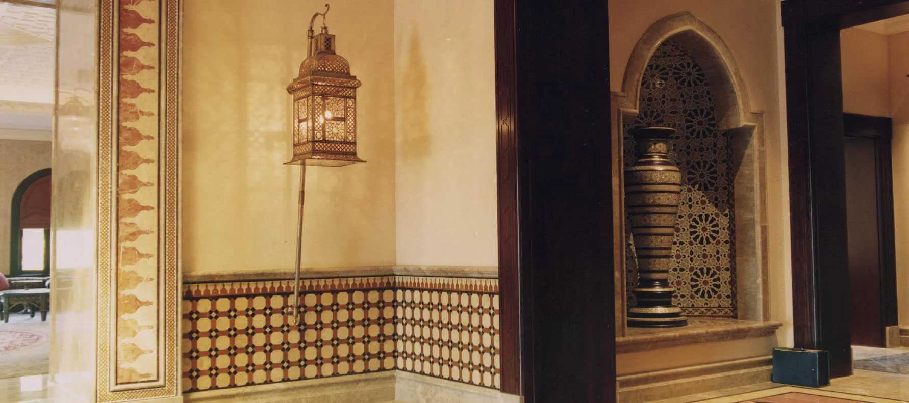 Ornate Palatial Zellige Dado Panel